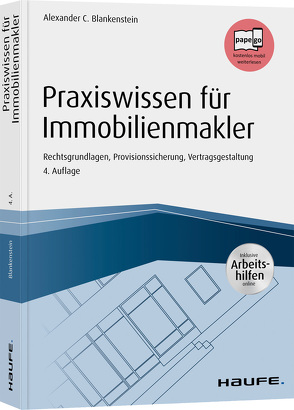 Praxiswissen für Immobilienmakler – inkl. Arbeitshilfen online von Blankenstein,  Alexander C.