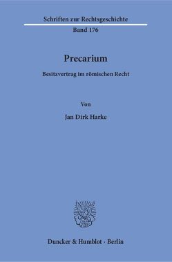 Precarium. von Harke,  Jan Dirk