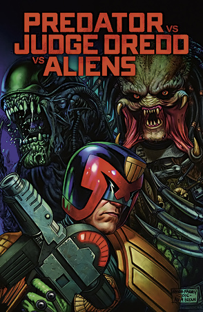 Predator vs. Judge Dredd vs. Aliens von Layman,  John, Mooneyham,  Chris