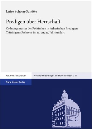 Predigen über Herrschaft von Schorn-Schütte,  Luise