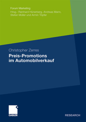 Preis-Promotions im Automobilverkauf von Zerres,  Christopher