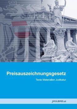 Preisauszeichnungsgesetz von proLIBRIS VerlagsgesmbH