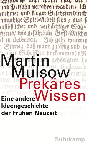 Prekäres Wissen von Mulsow,  Martin