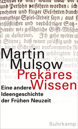 Prekäres Wissen von Mulsow,  Martin