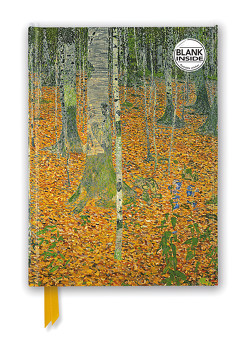 Premium Notizbuch Blank DIN A5: Gustav Klimt, Der Birkenwald