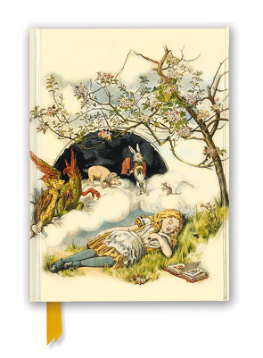 Premium Notizbuch DIN A5: Alice im Wunderland – Schlafende Alice