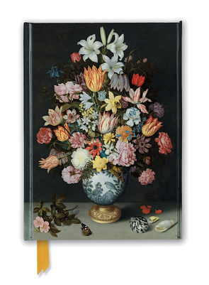 Premium Notizbuch DIN A5: Bosschaert the Elder, Stillleben Blumen in Wan-Li Vase