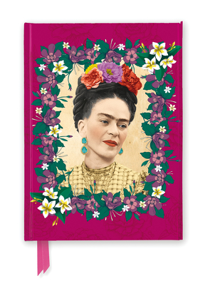 Premium Notizbuch DIN A5: Frida Kahlo, Dunkles Pink