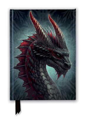 Premium Notizbuch DIN A5: Kerem Beyit, Schwarz-Roter Drache