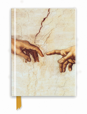 Premium Notizbuch DIN A5: Michelangelo, Die Erschaffung Adams