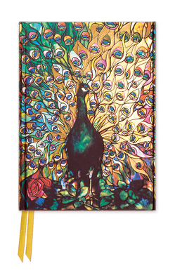 Premium Notizbuch DIN A6: Louis Comfort Tiffany, Entfalteter Pfau