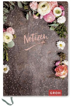 Notizbuch „Notizen“ (Blumen) von Groh Verlag