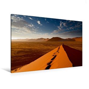 Premium Textil-Leinwand 120 x 80 cm Quer-Format Abendstimmung auf Düne 45 | Wandbild, HD-Bild auf Keilrahmen, Fertigbild auf hochwertigem Vlies, Leinwanddruck von Michael Voß von Voss,  Michael