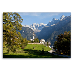 Premium Textil-Leinwand 120 x 80 cm Quer-Format „an der Schwelle zum Paradies“ | Wandbild, HD-Bild auf Keilrahmen, Fertigbild auf hochwertigem Vlies, Leinwanddruck von Max Watzinger – traumbild –