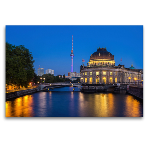 Premium Textil-Leinwand 120 x 80 cm Quer-Format Berlin. Bodemuseum. | Wandbild, HD-Bild auf Keilrahmen, Fertigbild auf hochwertigem Vlies, Leinwanddruck von N N