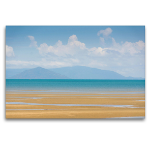 Premium Textil-Leinwand 120 x 80 cm Quer-Format Bowen Beach, Blick auf Cape Gloucester | Wandbild, HD-Bild auf Keilrahmen, Fertigbild auf hochwertigem Vlies, Leinwanddruck von N N