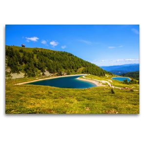 Premium Textil-Leinwand 120 x 80 cm Quer-Format Der Trogalmsee | Wandbild, HD-Bild auf Keilrahmen, Fertigbild auf hochwertigem Vlies, Leinwanddruck von Christa Kramer