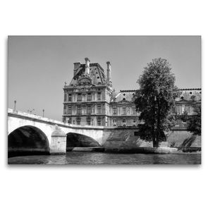 Premium Textil-Leinwand 120 x 80 cm Quer-Format Ecole de Louvre in Paris | Wandbild, HD-Bild auf Keilrahmen, Fertigbild auf hochwertigem Vlies, Leinwanddruck von kattobello
