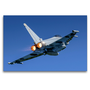 Premium Textil-Leinwand 120 x 80 cm Quer-Format Eurofighter Typhoon 30+28 | Wandbild, HD-Bild auf Keilrahmen, Fertigbild auf hochwertigem Vlies, Leinwanddruck von Björn Engelke
