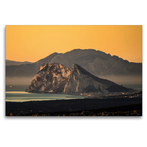 Premium Textil-Leinwand 120 x 80 cm Quer-Format Gibraltar | Wandbild, HD-Bild auf Keilrahmen, Fertigbild auf hochwertigem Vlies, Leinwanddruck von N N