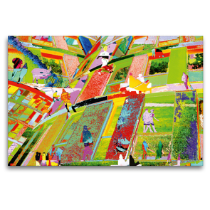 Premium Textil-Leinwand 120 x 80 cm Quer-Format Gute Laune im Mai! | Wandbild, HD-Bild auf Keilrahmen, Fertigbild auf hochwertigem Vlies, Leinwanddruck von Ruth Kumpernatz