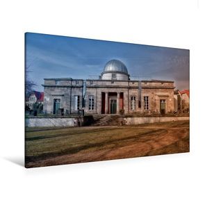 Premium Textil-Leinwand 120 x 80 cm Quer-Format Historische Sternwarte | Wandbild, HD-Bild auf Keilrahmen, Fertigbild auf hochwertigem Vlies, Leinwanddruck von Claus Eckerlin von Eckerlin,  Claus