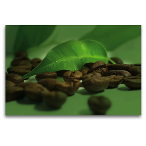 Premium Textil-Leinwand 120 x 80 cm Quer-Format Kaffee Impression | Wandbild, HD-Bild auf Keilrahmen, Fertigbild auf hochwertigem Vlies, Leinwanddruck von Avianaarts Design Fotografie by Tanja Riedel