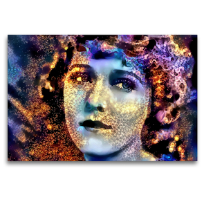 Premium Textil-Leinwand 120 x 80 cm Quer-Format Mary Pickford | Wandbild, HD-Bild auf Keilrahmen, Fertigbild auf hochwertigem Vlies, Leinwanddruck von Garrulus glandarius