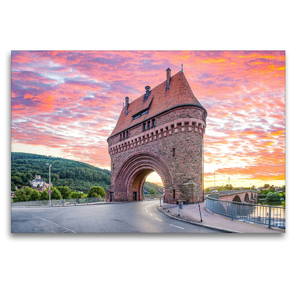 Premium Textil-Leinwand 120 x 80 cm Quer-Format Miltenberg Impressionen | Wandbild, HD-Bild auf Keilrahmen, Fertigbild auf hochwertigem Vlies, Leinwanddruck von Dirk Meutzner