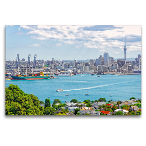 Premium Textil-Leinwand 120 x 80 cm Quer-Format Neuseeland – Von Auckland nach Queenstown | Wandbild, HD-Bild auf Keilrahmen, Fertigbild auf hochwertigem Vlies, Leinwanddruck von Dieter Meyer