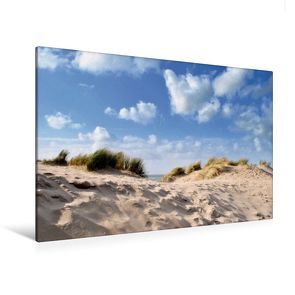 Premium Textil-Leinwand 120 x 80 cm Quer-Format Dünenimpressionen | Wandbild, HD-Bild auf Keilrahmen, Fertigbild auf hochwertigem Vlies, Leinwanddruck von Susanne Herppich von Herppich,  Susanne