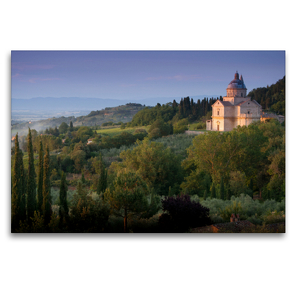 Premium Textil-Leinwand 120 x 80 cm Quer-Format Toscana | Wandbild, HD-Bild auf Keilrahmen, Fertigbild auf hochwertigem Vlies, Leinwanddruck von Rolf Dietz