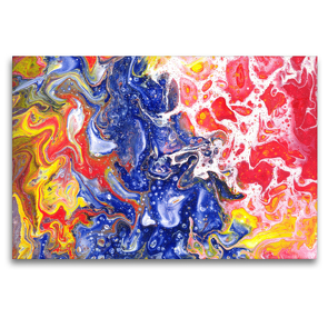 Premium Textil-Leinwand 120 x 80 cm Quer-Format Zauberhaftes Farbenspiel | Wandbild, HD-Bild auf Keilrahmen, Fertigbild auf hochwertigem Vlies, Leinwanddruck von Natascha Peters