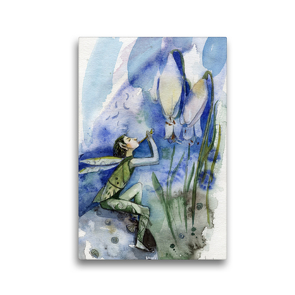 Premium Textil-Leinwand 30 x 45 cm Hoch-Format Elfenreich | Wandbild, HD-Bild auf Keilrahmen, Fertigbild auf hochwertigem Vlies, Leinwanddruck von Sveta Tiukkel