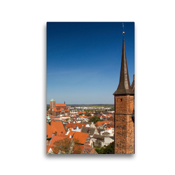 Premium Textil-Leinwand 30 x 45 cm Hoch-Format Hansestadt Wismar | Wandbild, HD-Bild auf Keilrahmen, Fertigbild auf hochwertigem Vlies, Leinwanddruck von Holger Felix