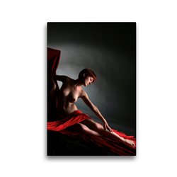 Premium Textil-Leinwand 30 x 45 cm Hoch-Format Königin in rot | Wandbild, HD-Bild auf Keilrahmen, Fertigbild auf hochwertigem Vlies, Leinwanddruck von Stefan Weis