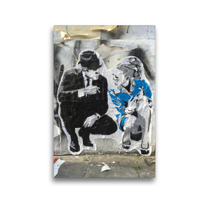 Premium Textil-Leinwand 30 x 45 cm Hoch-Format London Street Art at its best by Mr. Fahrenheit | Wandbild, HD-Bild auf Keilrahmen, Fertigbild auf hochwertigem Vlies, Leinwanddruck von N N