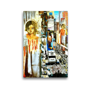 Premium Textil-Leinwand 30 x 45 cm Hoch-Format New York – ein Lebenstraum | Wandbild, HD-Bild auf Keilrahmen, Fertigbild auf hochwertigem Vlies, Leinwanddruck von Andrea E. Sroka