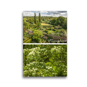 Premium Textil-Leinwand 30 x 45 cm Hoch-Format Sissinghurst Castle Garden in Kent, Südengland | Wandbild, HD-Bild auf Keilrahmen, Fertigbild auf hochwertigem Vlies, Leinwanddruck von Christian Müringer