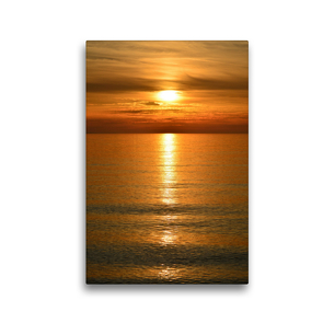 Premium Textil-Leinwand 30 x 45 cm Hoch-Format Sonnenuntergang | Wandbild, HD-Bild auf Keilrahmen, Fertigbild auf hochwertigem Vlies, Leinwanddruck von Susanne Herppich