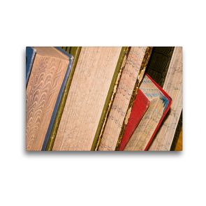 Premium Textil-Leinwand 45 x 30 cm Quer-Format Antiquarische Bücher | Wandbild, HD-Bild auf Keilrahmen, Fertigbild auf hochwertigem Vlies, Leinwanddruck von Ulrike Gruch