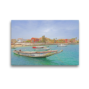 Premium Textil-Leinwand 45 x 30 cm Quer-Format Auf Gorée, der ehemaligen Sklaveninsel bei Dákar im Senegal | Wandbild, HD-Bild auf Keilrahmen, Fertigbild auf hochwertigem Vlies, Leinwanddruck von Beate Bussenius