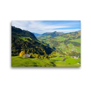 Premium Textil-Leinwand 45 x 30 cm Quer-Format Bergwelten Vorarlberg | Wandbild, HD-Bild auf Keilrahmen, Fertigbild auf hochwertigem Vlies, Leinwanddruck von N N