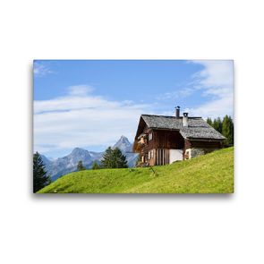 Premium Textil-Leinwand 45 x 30 cm Quer-Format Bergwelten Vorarlberg | Wandbild, HD-Bild auf Keilrahmen, Fertigbild auf hochwertigem Vlies, Leinwanddruck von N N