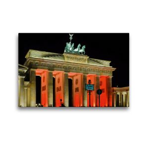 Premium Textil-Leinwand 45 x 30 cm Quer-Format Brandenburger Tor | Wandbild, HD-Bild auf Keilrahmen, Fertigbild auf hochwertigem Vlies, Leinwanddruck von Andreas Schön