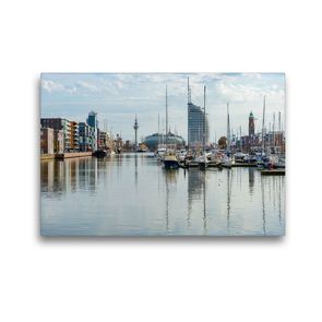 Premium Textil-Leinwand 45 x 30 cm Quer-Format Bremerhaven Stadtansichten | Wandbild, HD-Bild auf Keilrahmen, Fertigbild auf hochwertigem Vlies, Leinwanddruck von Dirk Meutzner