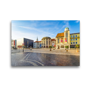Premium Textil-Leinwand 45 x 30 cm Quer-Format Bremerhaven Stadtansichten | Wandbild, HD-Bild auf Keilrahmen, Fertigbild auf hochwertigem Vlies, Leinwanddruck von Dirk Meutzner