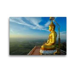 Premium Textil-Leinwand 45 x 30 cm Quer-Format Buddha on Hill at Wat Tham Sua, Krabi | Wandbild, HD-Bild auf Keilrahmen, Fertigbild auf hochwertigem Vlies, Leinwanddruck von Christian Heeb