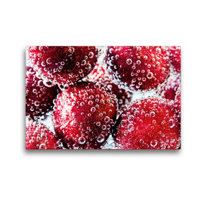 Premium Textil-Leinwand 45 x 30 cm Quer-Format Cherry | Wandbild, HD-Bild auf Keilrahmen, Fertigbild auf hochwertigem Vlies, Leinwanddruck von Nina Schwarze