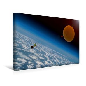 Premium Textil-Leinwand 45 x 30 cm Quer-Format Eine Reise in die Stratosphäre | Wandbild, HD-Bild auf Keilrahmen, Fertigbild auf hochwertigem Vlies, Leinwanddruck von Roland Störmer + Skyrider-Team von Störmer + Skyrider-Team,  Roland